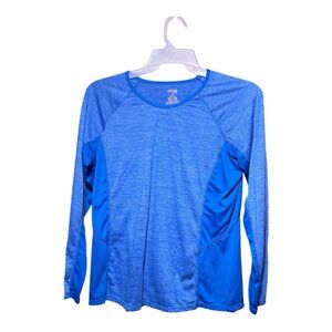 Danskin Women's Athletic Long Sleeve Tee - Blue